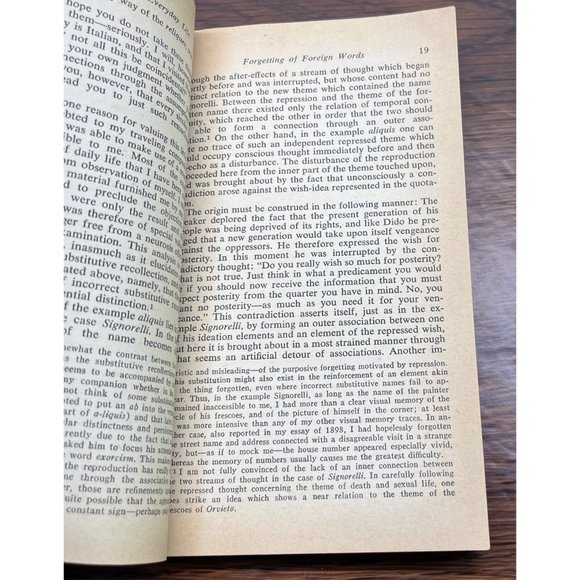 Psychopathology Of Everyday Life by Sigmund Freud 3rd Printing 1953 AA Brill M67 - Picture 7 of 9